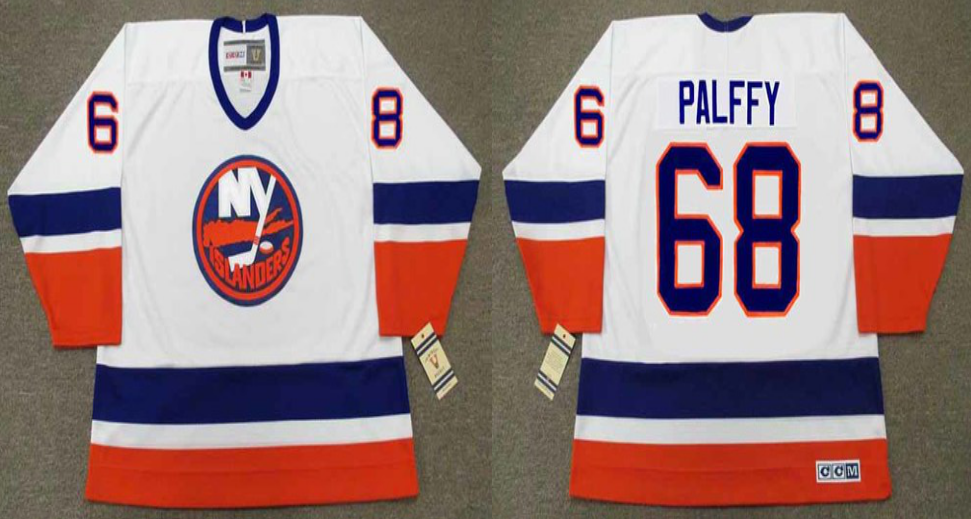 2019 Men New York Islanders #68 Palffy white CCM NHL jersey->new york islanders->NHL Jersey